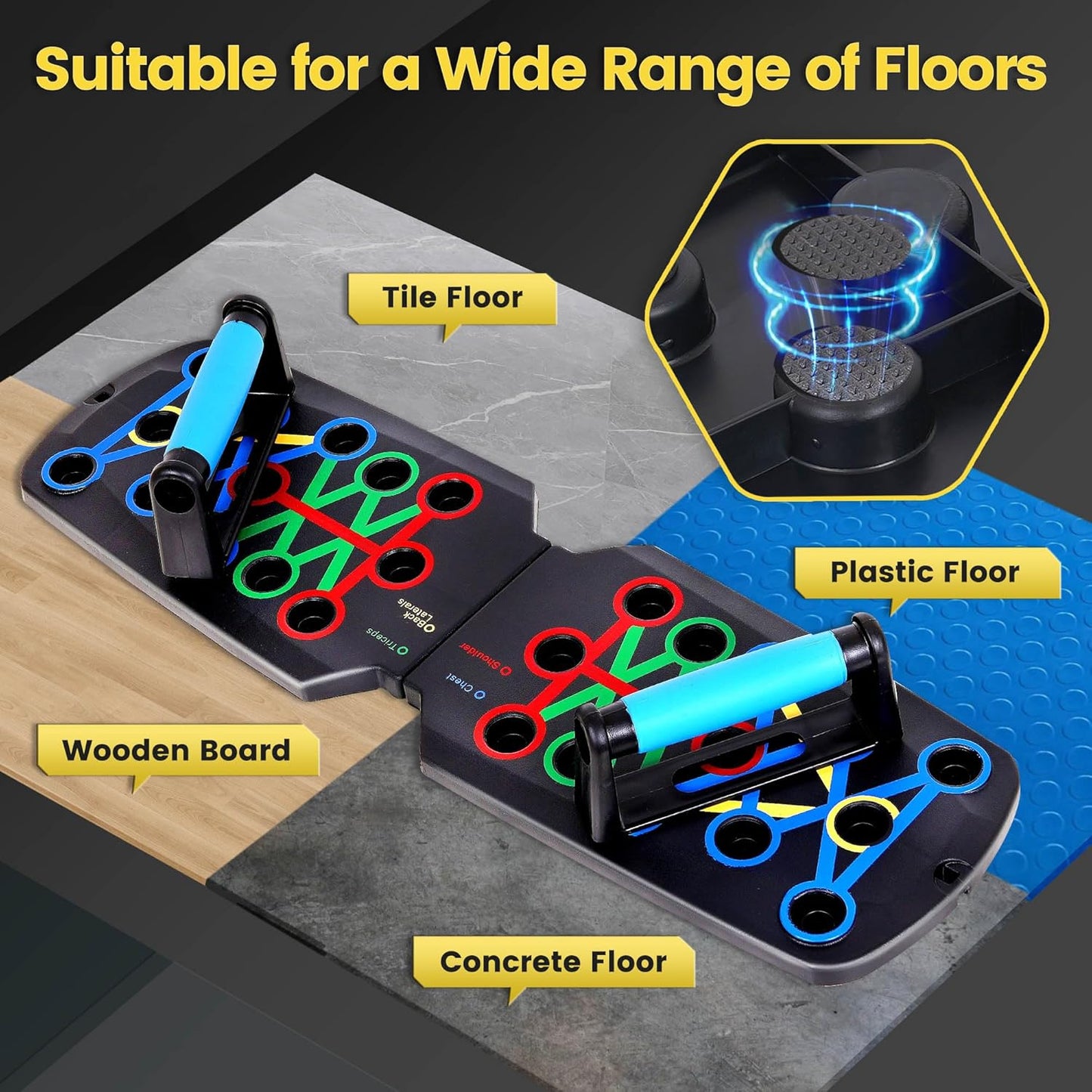 VictoryFit™ Training Set – Push-Up Fitness Board